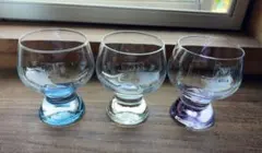 昭和レトロ KAMAY マルチグラス 3色セット