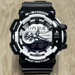 【人気モデル完動良品】G-SHOCK GA-400 マットブラック×ホワイト