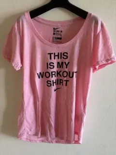 Nike DRI-FIT ピンク Tシャツ Lサイズ