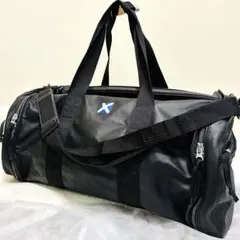 Masa様専用.】ラゲッジレーベル 2Way ボストンバック ネイビー 青バツ