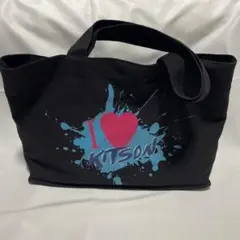 Kitson キットソン　キャンパストートバッグ ブラック ロゴプリントのサムネイル