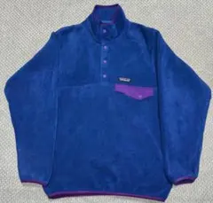 【美品】パタゴニア　スナップT シンチラ　ブルー　メンズXS