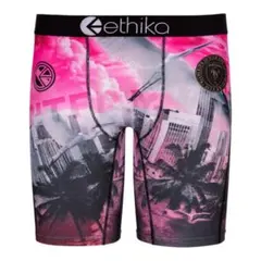 ethika ボクサーパンツ ピンク/ブラック