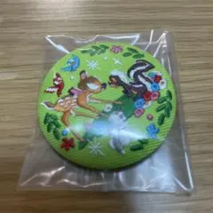 ディズニー刺繍缶バッジ　バンビ
