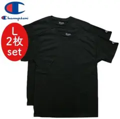 Champion 半袖Tシャツ2枚セット 黒 Lサイズ 新品　メンズレディースのサムネイル