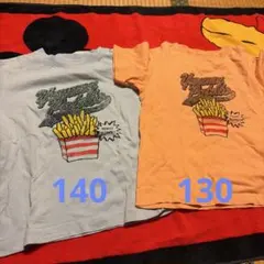 Yummy Potato フライドポテト Tシャツ 2枚セット