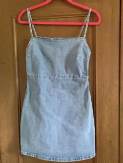 ZARA キャミワンピース　ミニ　デニム　Mサイズ　美品
