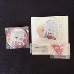 プロセカ コラボカフェ 宵崎奏 缶バッジ&アクスタキーホルダー