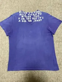 ★人気サイズ&カラー★マルジェラ エイズTシャツ パープル×白 05AW Lのサムネイル