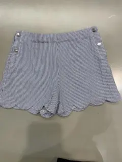 jacadi ストライプ スカラップハーフパンツ 12A