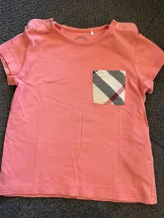 Burberry コーラルピンク Tシャツ 18M
