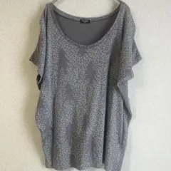 marble sud マーブルシュッド　Tシャツ　ベア　熊柄　ツリー柄　グレーのサムネイル