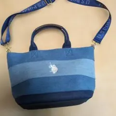 U.S. POLO ASSN デニムショルダーバッグ