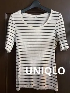 ユニクロ UNIQLO ストライプ 半袖Tシャツ
