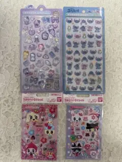 ボンボンドロップシール、たまもりしーる　4点セット