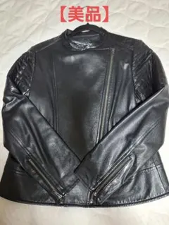 極美品 ダーマコレクション ラムレザージャケット シングルライダース ブラック 極美品 ダーマコレクション ラムレザージャケット シングル