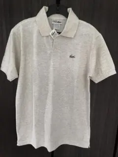 新品 未着用 LACOSTE（ラコステ） ポロシャツ アイボリー Ｔ３