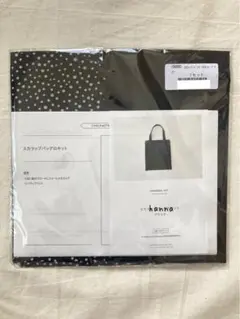 チェックアンドストライプ　スカラップバック　リバティ　キット