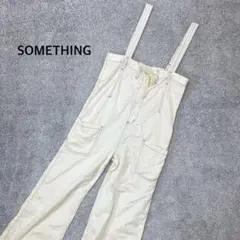 【SOMETHING】サロペット ホワイトデニムのサムネイル