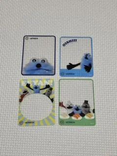 スシロー×パペットスンスン　クリアカード4枚セット