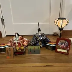 伝統的な雛人形セット