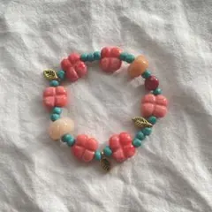 ビーズブレスレット　ハンドメイド　bracelet