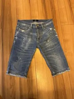 Diesel ダメージ加工 ショートパンツ デニム
