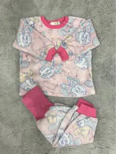 冬　ミニー　パジャマ　女の子　ガール　キッズ　ベビー　もこもこ　あったか