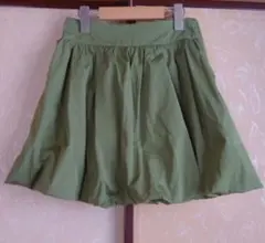 新品未使用　DouDou バルーンスカートパンツ　ピスタチオ　グリーンのサムネイル
