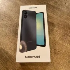 未開封品　Samsung Galaxy A06 4GB 64GB ブラック