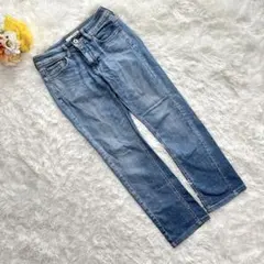 ストレートデニム　スキニーデニム　美尻　レディース　カジュアル　綿