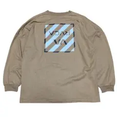 RVCA ルーカ 袖プリントTシャツ ロンt 厚手tee Lサイズ相当