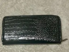 黒 クロコダイル風長財布