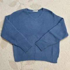 BROWNIE STANDARD ブルーニットセーター Vネック