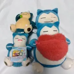 カビゴン ぬいぐるみ 3体セット カビゴン ポーチ