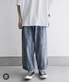 完売品　remer loose tuck denim（ルーズタックワイドデニム）