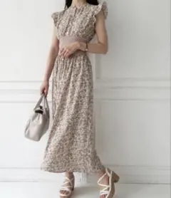 コルセットデザインフリルワンピース マジェスティックレゴン ピンク