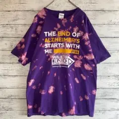 古着 FRUIT OF THE LOOM Tシャツ 企業ロゴ パープル 紫 L