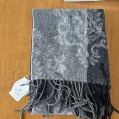 LANVIN en Bleu カシミアマフラー グレー系