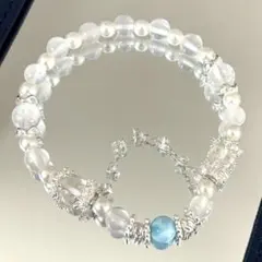 ラリマー ブレスレット