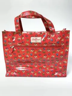 キャスキッドソン　犬　テリア柄　トートバッグ　(大)サイズ　底板付き