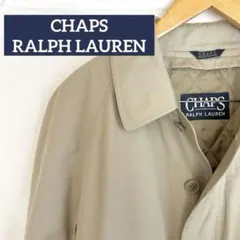 美品 CHAPS ラルフローレン ステンカラーコート ベージュ ヴィンテージ
