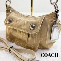 コーチ 2way ショルダーバッグ ポピー チャーム 15302