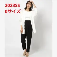 ほぼ新品＊BARNYARDSTORM ジョーゼットタックパンツ 上品見え 黒