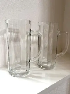 [フランス製][おしゃれ]ビールジョッキ2個セット