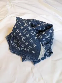 LOUIS VUITTON ダークブルー ストール - メルカリ