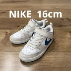 NIKE ナイキ キッズ スニーカー ホワイト 白 グリーン 緑 16cm