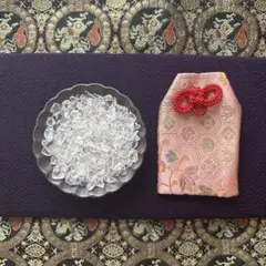 高波動セラミックス☆密教 結界 浄化 / 御守り袋 さざれ石　御依頼品