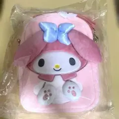 サンリオ　マイメロディ ぬいぐるみポシェットピンク　新品未使用　推し活