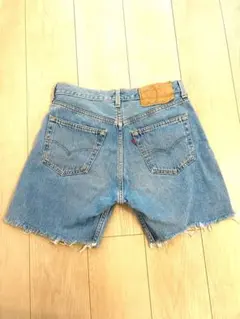 80s Levi's 501 ヴィンテージ刻印501ショートパンツ デニムブルー